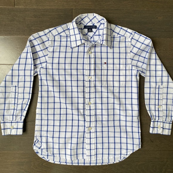 Tommy Hilfiger boys button down shirt. Size S. - Picture 1 of 5